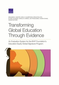 Enlarge image Cover: Transforming Global Education Through Evidence - RAND