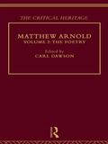 Cover: Matthew Arnold - Routledge