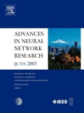 Cover: Advances in Neural Network Research: IJCNN 2003 - Elsevier