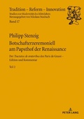 Cover: Botschafterzeremoniell am Papsthof der Renaissance - Peter Lang Verlag