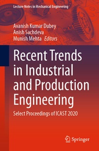 Abbildung von: Recent Trends in Industrial and Production Engineering - Springer