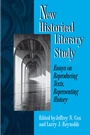 Cover: New Historical Literary Study - Princeton University Press