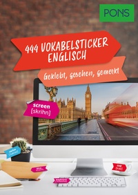 Abbildung von: PONS 444 Vokabelsticker Englisch - PONS Langenscheidt