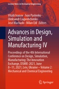 Cover: Advances in Design, Simulation and Manufacturing IV - Springer