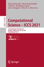 Cover: Computational Science - ICCS 2021 - Springer