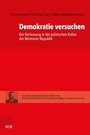 Cover: Demokratie versuchen - Vandenhoeck & Ruprecht