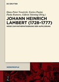 Cover: Johann Heinrich Lambert (1728-1777) - De Gruyter