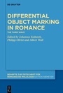 Cover: Differential Object Marking in Romance - De Gruyter