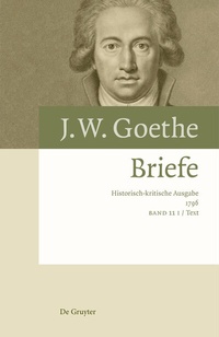 Abbildung von: Briefe 1796 - De Gruyter