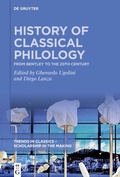 Cover: History of Classical Philology - De Gruyter