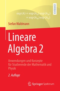 Abbildung von: Lineare Algebra 2 - Springer Spektrum