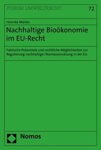 Abbildung von: Nachhaltige Bioökonomie im EU-Recht - Nomos