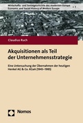 Cover: Akquisitionen als Teil der Unternehmensstrategie - Nomos