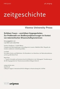 Bild: Sichtbare Frauen - unsichtbare Vergangenheiten - Brill Deutschland