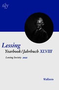 Cover: Lessing Yearbook/Jahrbuch XLVIII, 2021 - Wallstein