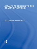 Cover: Japan's Accession to the Comity of Nations - Routledge