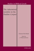 Abbildung von: The Adnominal Genitive in the Pauline Corpus - Peter Lang Verlag