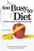 Cover: Too Busy to Diet - Jacqueline King