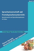 Cover: Sprachwissenschaft und Fremdsprachenunterricht - Schneider bei wbv