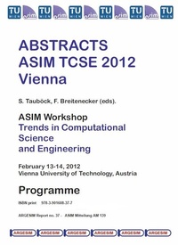 Enlarge image Cover: ABSTRACTS ASIM TCSE 2012 Vienna - ARGESIM