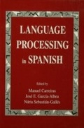 Cover: Language Processing in Spanish - Psychology Press Ltd