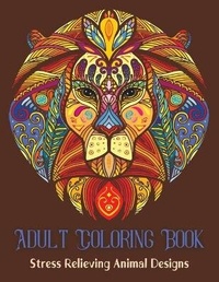 Enlarge image Cover: Adult Coloring Book, Stress Relieving Animal Designs - Sven Humbot