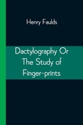Cover: Dactylography Or The Study of Finger-prints - Alpha Editions