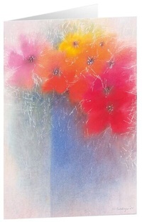 Abbildung von: Kunstkarten "Blumenstrauß" 5 Stk. - adeo Verlag