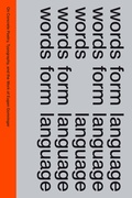 Cover: words form language - Triest Verlag