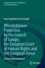 Cover: Whistleblower Protection by the Council of Europe, the European Court of Human Rights and the European Union - Springer