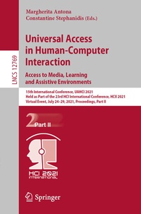 Abbildung von: Universal Access in Human-Computer Interaction. Access to Media, Learning and Assistive Environments - Springer