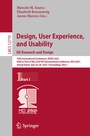 Cover: Design, User Experience, and Usability: UX Research and Design - Springer