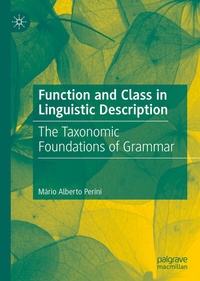 Abbildung von: Function and Class in Linguistic Description - Palgrave Macmillan