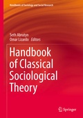 Cover: Handbook of Classical Sociological Theory - Springer
