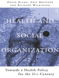 Cover: Health and Social Organization - Routledge