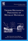 Cover: Thermo-Mechanical Processing of Metallic Materials: Volume 11 - Elsevier