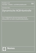Cover: Dynamische AGB-Kontrolle - Nomos