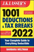 Cover: J.K. Lasser's 1001 Deductions and Tax Breaks 2022 - Wiley