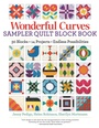 Cover: Wonderful Curves Sampler Quilt Block Book - Landauer