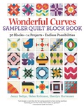 Cover: Wonderful Curves Sampler Quilt Block Book - Landauer