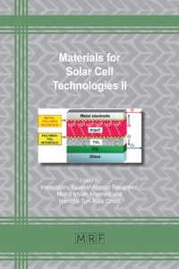 Enlarge image Cover: Materials for Solar Cell Technologies II - Materials Research Forum LLC