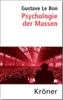 Cover: Psychologie der Massen - Alfred Kröner Verlag