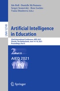 Cover: Artificial Intelligence in Education - Springer