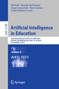 Cover: Artificial Intelligence in Education - Springer