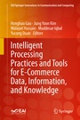Cover: Intelligent Processing Practices and Tools for E-Commerce Data, Information, and Knowledge - Springer