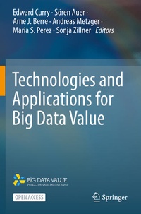 Enlarge image Cover: Technologies and Applications for Big Data Value - Springer