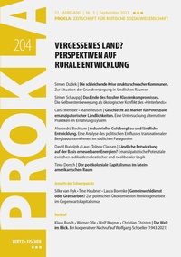 Abbildung von: Vergessenes Land? Perspektiven auf rurale Entwicklung - Bertz und Fischer
