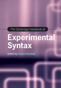 Abbildung von: The Cambridge Handbook of Experimental Syntax - Cambridge University Press