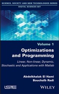 Cover: Optimizations and Programming - Wiley