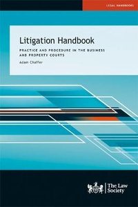 Abbildung von: Litigation Handbook - The Law Society
